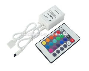 Fabricant <span class=keywords><strong>ir</strong></span>. 24 touches. contrôleur de led rvb télécommande infrarouge led strobe controller 2a*3ch dc12~24v <span class=keywords><strong>un</strong></span>/c - Product Image 1