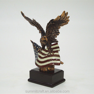 Tượng Đại Bàng Cổ Bằng Nhựa Resin Tùy Chỉnh Tượng Đại Bàng Cờ Mỹ Cổ Điển - Product Image 4
