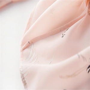 Camicetta da <span class=keywords><strong>donna</strong></span> lunga e Casual top in <span class=keywords><strong>seta</strong></span> 100% con stampa cinese con motivo a molla - Product Image 4
