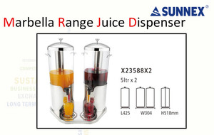 SUNNEX-dispensador de zumo de acero inoxidable, doble dispensador de licor, 2022 - Product Image 4