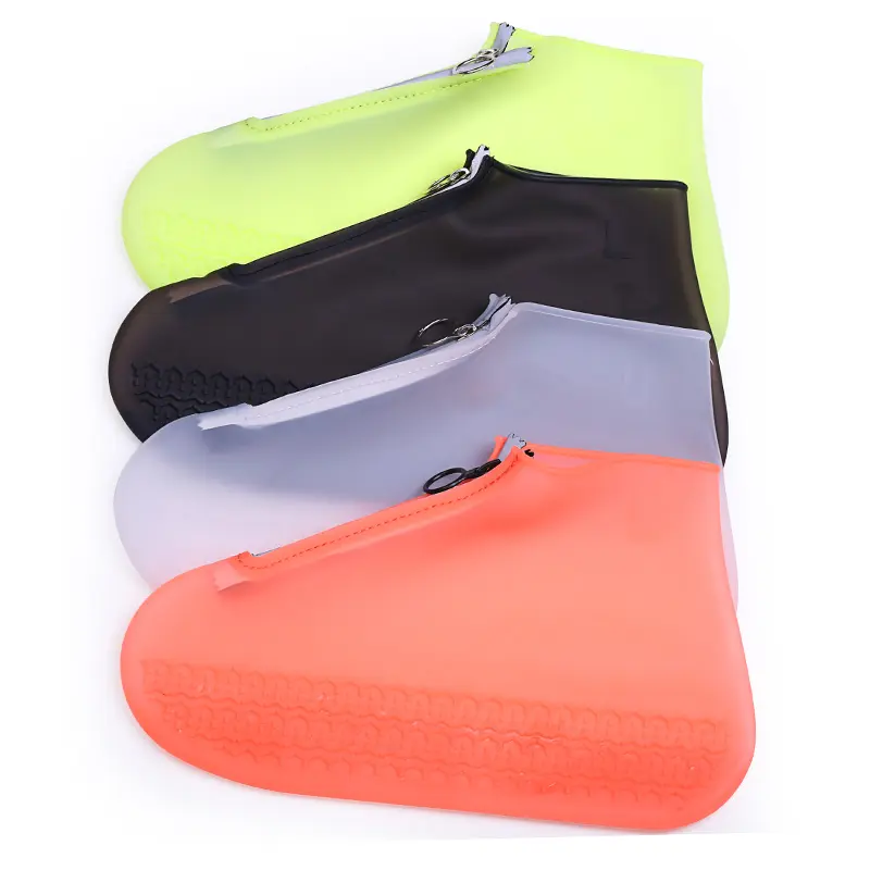 Hot Collapsible Silicone Overshoe Waterproof Women Rain Shoes Cover For Rain