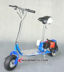 CE Approved 2 Wheels 2 Stroke Gas Powered 49CC Gas Scooter for sale