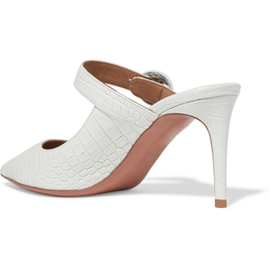 Summer Pattern <strong>Pumps</strong> Elegant Wedding Dress Shoes <strong>White</strong> Pointed Toe <strong>Ladies</strong> Heeled Stiletto Woman High Heels Heel Mules - Product Image 2