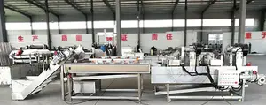 Fried French Fries Machine Frozen Potato Chips Half Fried French Fries Product Making Machine Production Line Factory Price