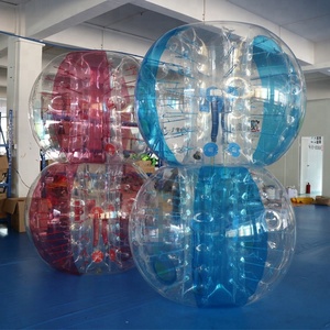 Burbuja inflable de 0,7 mmTPU de 1,5 m de diámetro, color a rayas, pelota de fútbol - Product Image 2