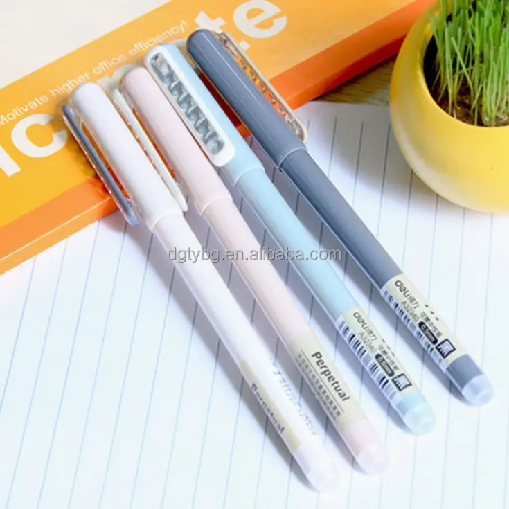Promotie Wrijving Uitwisbare Balpen, Kleuren Rubber Earsable Pen, Meest Populaire Klassieke Uitwisbare Pen