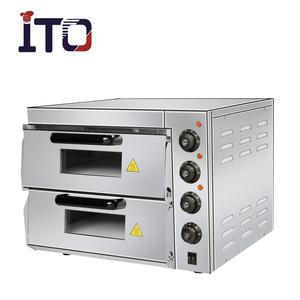 Attrezzatura per la cottura macchine per la produzione di <span class=keywords><strong>Pizza</strong></span> pane piccolo forno di cottura doppio strato forno elettrico per <span class=keywords><strong>Pizza</strong></span> - Product Image 1