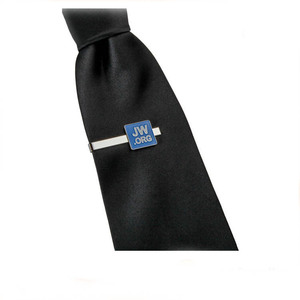 Bán buôn phụ kiện phổ biến thời trang ưa thích tùy chỉnh kim loại thủ công mỹ nghệ thép không gỉ trang trí JW.ORG Tie Clips <span class=keywords><strong>pins</strong></span> cho quà lưu niệm - Product Image 5