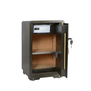 Practical safe box cold-roll steel Electronic deposit safe lockers with wheel