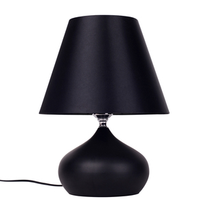 Mini <span class=keywords><strong>Lampada</strong></span> <span class=keywords><strong>da</strong></span> <span class=keywords><strong>Tavolo</strong></span> <span class=keywords><strong>Nera</strong></span> con Paralume Stile Nordico per Comodino Camera <span class=keywords><strong>da</strong></span> Letto - Product Image 1
