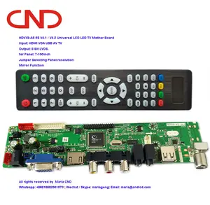 Full HD LCD LED Panel V59 Controller Board for Analog TV with Universal Firmware