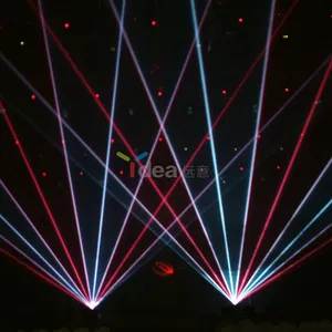 Laser 3d haute puissance 2w 6w rgb, équipement de show lumineux pour la vente