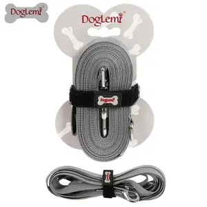 <span class=keywords><strong>Obedience</strong></span> Recall Control Training Dog Collar Leash Set con luces LED Long 15ft 30ft 50ft Nylon Pet Training Leash para perros - Product Image 1