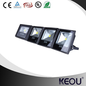 Black Ultra-slim LED COB floodlight to air shipping 10 W 20 W 30 W 50 W 70 W 100 W 150 W frigid white warm white RGB - Product Image 3