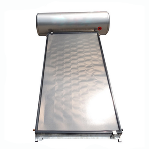 Système de chauffe-eau solaire <span class=keywords><strong>thermodynamique</strong></span> à plaque plate intégrée Tuyau en cuivre sous pression <span class=keywords><strong>Panneau</strong></span> de capteur solaire Chrome noir - Product Image 2