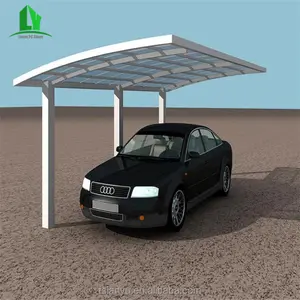 Draagbare Polycarbonaat Carport/Gebruikt Carport Voor Koop Garages Luifels & Carports Metalen Aluminium Gepoedercoat Natuur