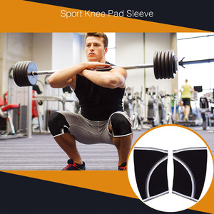 Profesional transpirable Brace neopreno baloncesto voleibol rodilla soporte <span class=keywords><strong>mangas</strong></span> Pads - Product Image 6