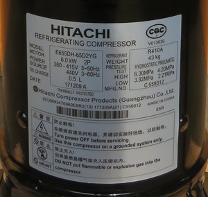 R410a DC Inverter Máy Nén Tốt Nhất Hitachi Tủ Lạnh Máy Nén Giá E405DHD-36D2YG Cho <span class=keywords><strong>C</strong></span>á<span class=keywords><strong>c</strong></span> Bộ Phận Điều Hòa Không Khí - Product Image 4