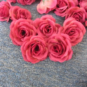 Wholesale Silk Large Artificial Flower Heads Yiwu New Year Decor Decorative Flowers &amp; <strong>Wreaths</strong> <strong>Small</strong> Mother&amp;#39;s Day Gifts 10cm - Product Image 3
