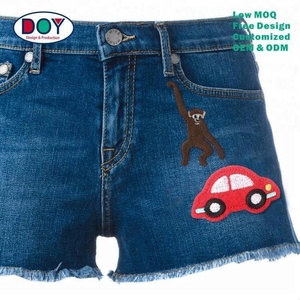 Éco-cousu sur appliques feutre tissu broderie mignon dessin animé <span class=keywords><strong>animaux</strong></span> Logo étiquettes patchs pour enfants et bébé - Product Image 3