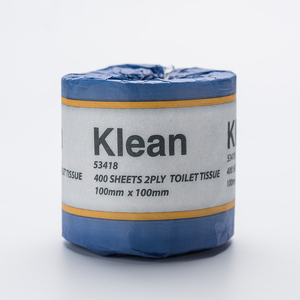100% Virgin Pulp Bianco Rotolo di Tessuto Naturale Tovagliolo di Carta 2 Strati di 160 Fogli di Carta Velina Personalizzata Goffratura di Carta Igienica - Product Image 2