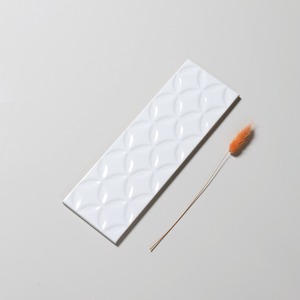 100X300 Giá Rẻ Bán Toàn Bộ Bằng Kính Tàu Điện Ngầm Vát Gạch Nhà Bếp <span class=keywords><strong>Backsplashes</strong></span> Thiết Kế Trong Màu Trắng - Product Image 3