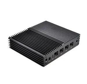 4 Port Pc QOTOM Mini PC Q190G4 With 4 LAN Port Fanless Low Power Quad Core 2 GHz Using As Router/ Firewall