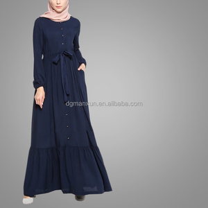Vestiti modesti per le donne di moda elegante del sud indiano Sexy foto delle ragazze 2024 abito Abaya all'ingrosso - Product Image 2
