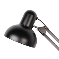 Lampe de bureau moderne et simple à bras articulé réglable avec pince de fixation, lampe de table LED E27 pour l'étude, le travail, la lecture et la décoration intérieure