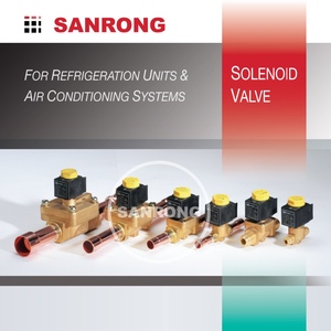 Électrovanne en laiton avec bobine de 24v/220v AC, pièces de réfrigération à haute qualité, pour réfrigérateur, congélateur et chambre <span class=keywords><strong>froide</strong></span> - Product Image 1