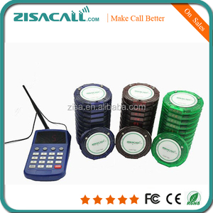 Date <span class=keywords><strong>Serveur</strong></span> appel d'hôtes Restaurant Coaster radio système de pagination avec 99 pager - Product Image 2