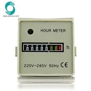 CE Buon prezzo di Potere Intelligente di Energia Elettrica Digital Hour meter ore contatore timer Digitale AC 240V DC 10V made in china