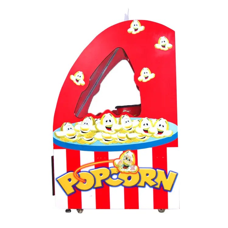 Indoor Coin Operated Arcade Popcorn Ticket Lotterie Spiel automat | Vergnügung spark Lustige Spiel maschine zu verkaufen