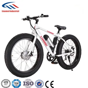 中国供应商脂肪轮胎自行车26 '电动山地自行车沙滩自行车