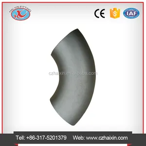 Thép carbon Seamless 45deg hàn elbow, Nhà máy bán kính dài, Sch40 ASME / ANSI B16.9