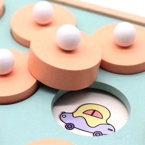 Montessori juego de cerebro caja de la memoria tarjeta de juego educativo de los niños lógica pensando de memoria de ajedrez - Product Image 4