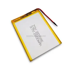 357095 <span class=keywords><strong>3</strong></span>.7 V 2800 mAh 锂聚合物充电电池适用于平板电脑 - Product Image 1