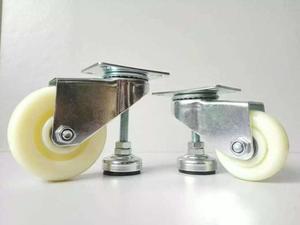 3 Zoll verstellbar einstellen Hochleistungs-Lenkräder Nivellierung mqchine Rollen Rollen mit selbst nivellieren den Füßen - Product Image 6