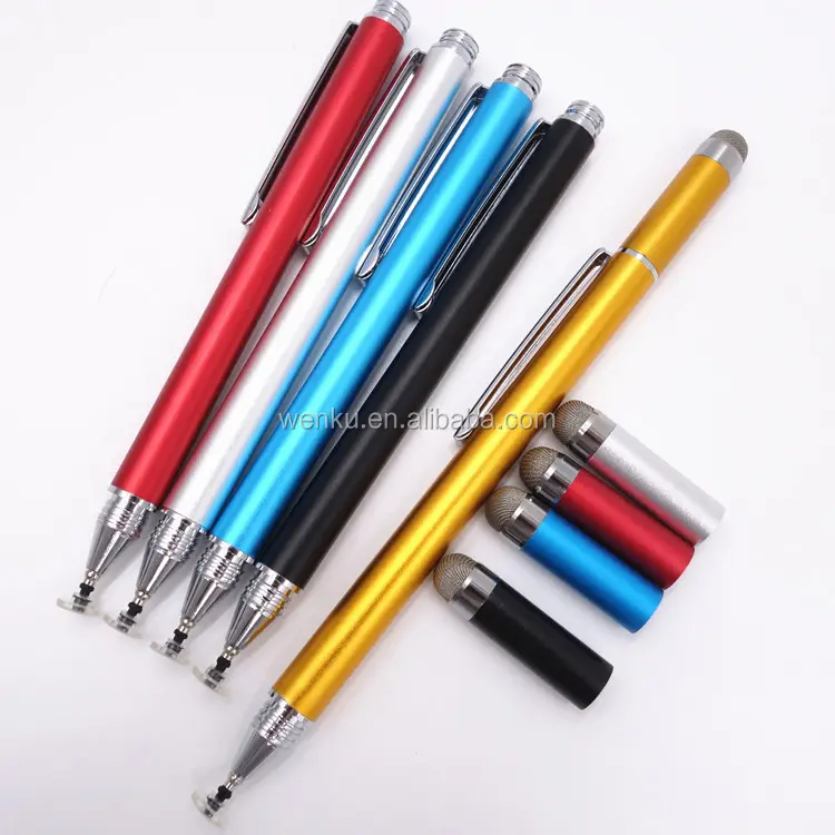 China factory 2 in 1 Capacitive touch stylus pen, Stylus for android iPad and iPhone