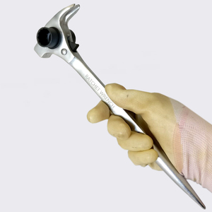 Marteau à griffes forgé à froid avec clé à douille à cliquet - Product Image 3