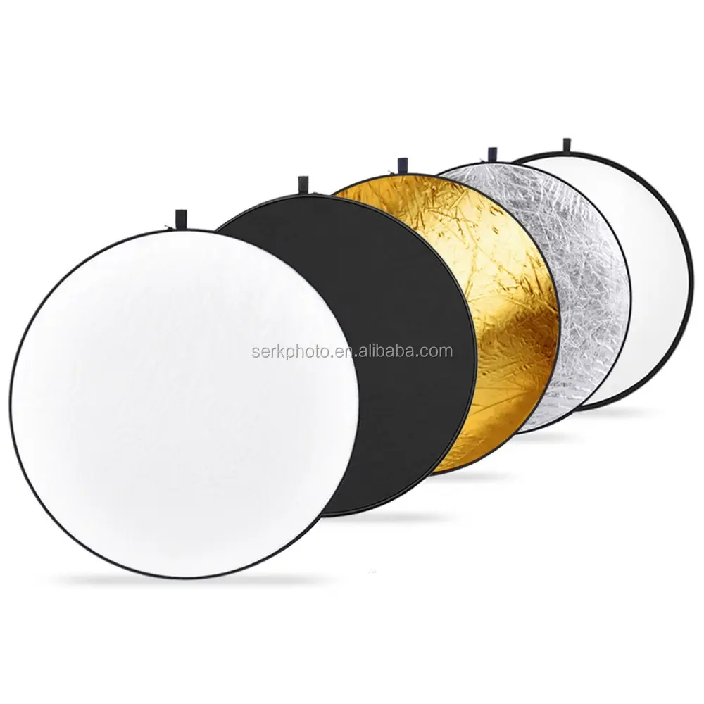 80CM 32" Photography Reflector5-in-1 Photography Studio Multi Photo Disc Collapsible Light Reflector
