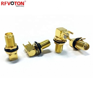 Chống Thấm Nước Nữ SMA J RF Cáp Đồng Trục Nối IP68 Jack SMA PCB Cạnh Nối IP67 90 Độ Khuỷu Tay <span class=keywords><strong>Right</strong></span> <span class=keywords><strong>Angle</strong></span> Bulkhead - Product Image 6