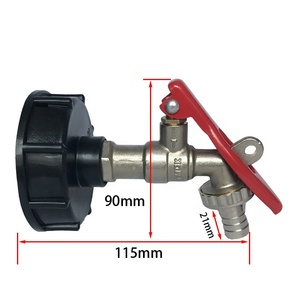 Vườn vòi nước thiết kế mới 2 "inch Brass tap Adapter <span class=keywords><strong>s60x6</strong></span> chủ đề để 1/2" cho IBC Tank - Product Image 3
