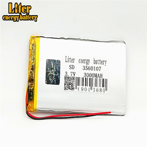 3560107 cost wholesale 3,7 v 3000 mah lipo battery in battery s refillable with full capacity - Product Image 1