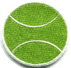 熱転写刺繍パッチテニス刺繍パッチ鉄の上のボール - Product Image 1