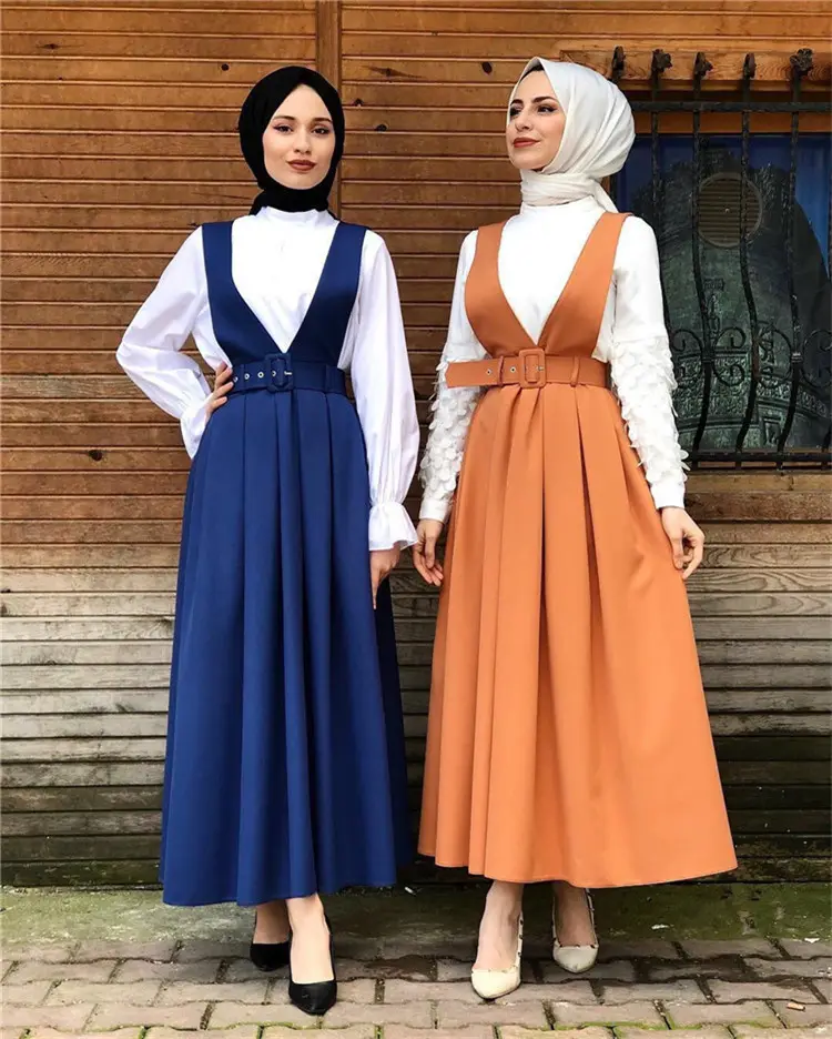 2019 Neue Kollektion Maxi röcke muslimische lange Röcke für muslimische Frauen