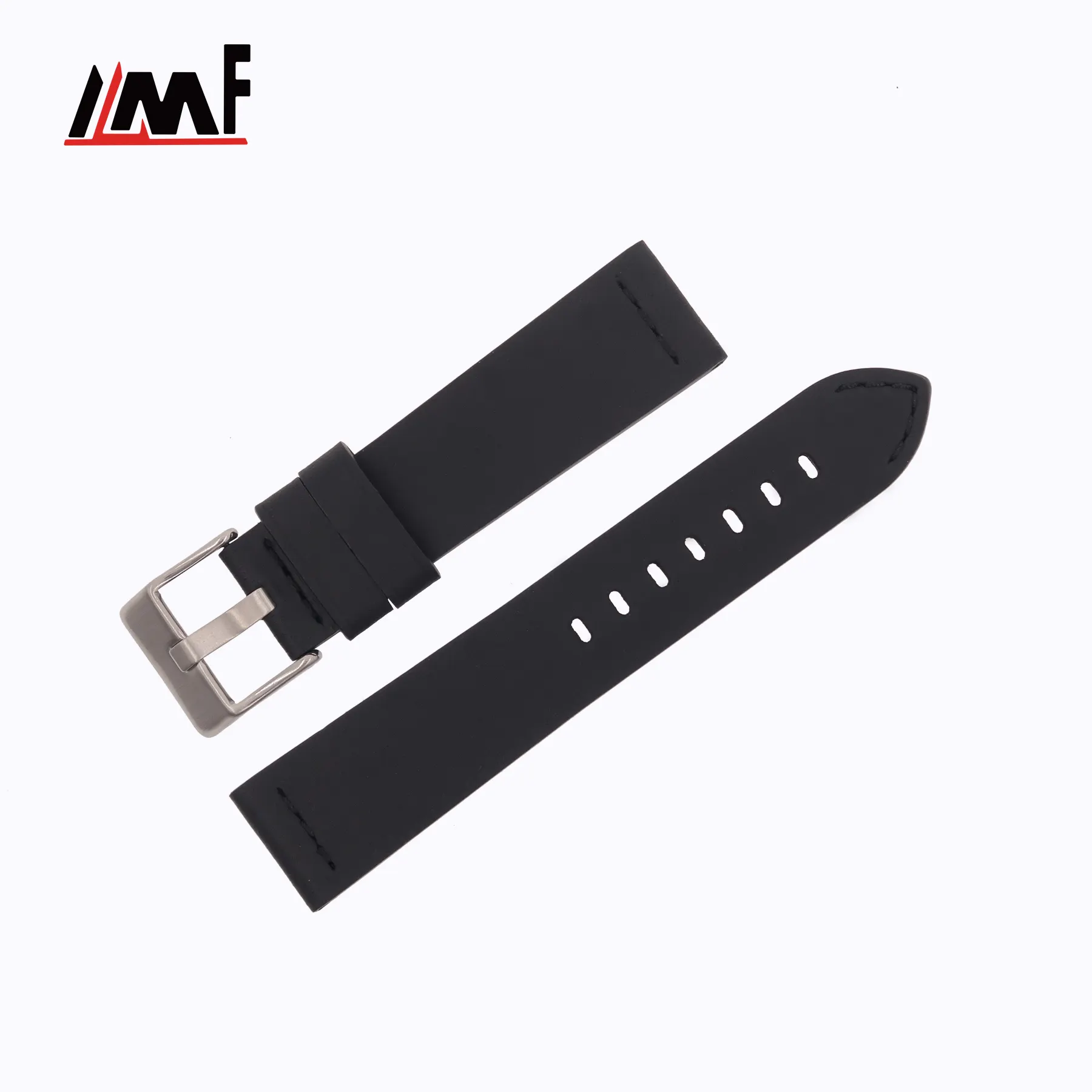 wholesale watch strap fashion Antique Crazy Horse Calf Watch Strap Black New Classical 20mm Genuine Leather watch band strap