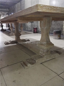 <span class=keywords><strong>Old</strong></span> Wood Square Bàn Ăn Có Thể Kéo Dài Cho 6 Bộ Đồ Ăn - Product Image 2