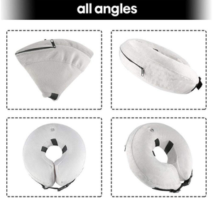 Meistverkauftes Faltbares Hundetrainingshalsband Schützendes Aufblasbares Hundehalsband Weiches E-Halsband für Hunde Komfortabel - Product Image 3