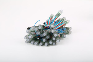 Modul Dot Matriks Led 12Mm WS2801 Rgb, Bentuk Bulat 50 Buah A String 5V Tahan Air IP68 Warna Penuh - Product Image 3